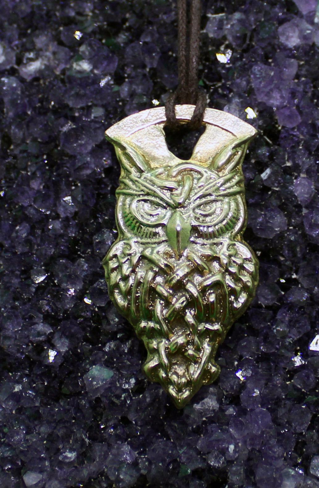 Hiboux Bronze - pendentif