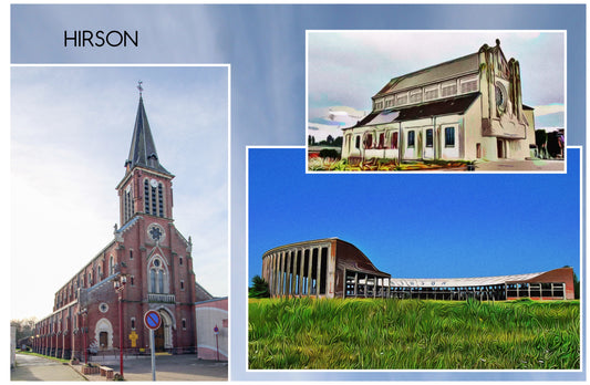 Puzzle Eglises et Lavoirs de Thiérache Secteur Hirson