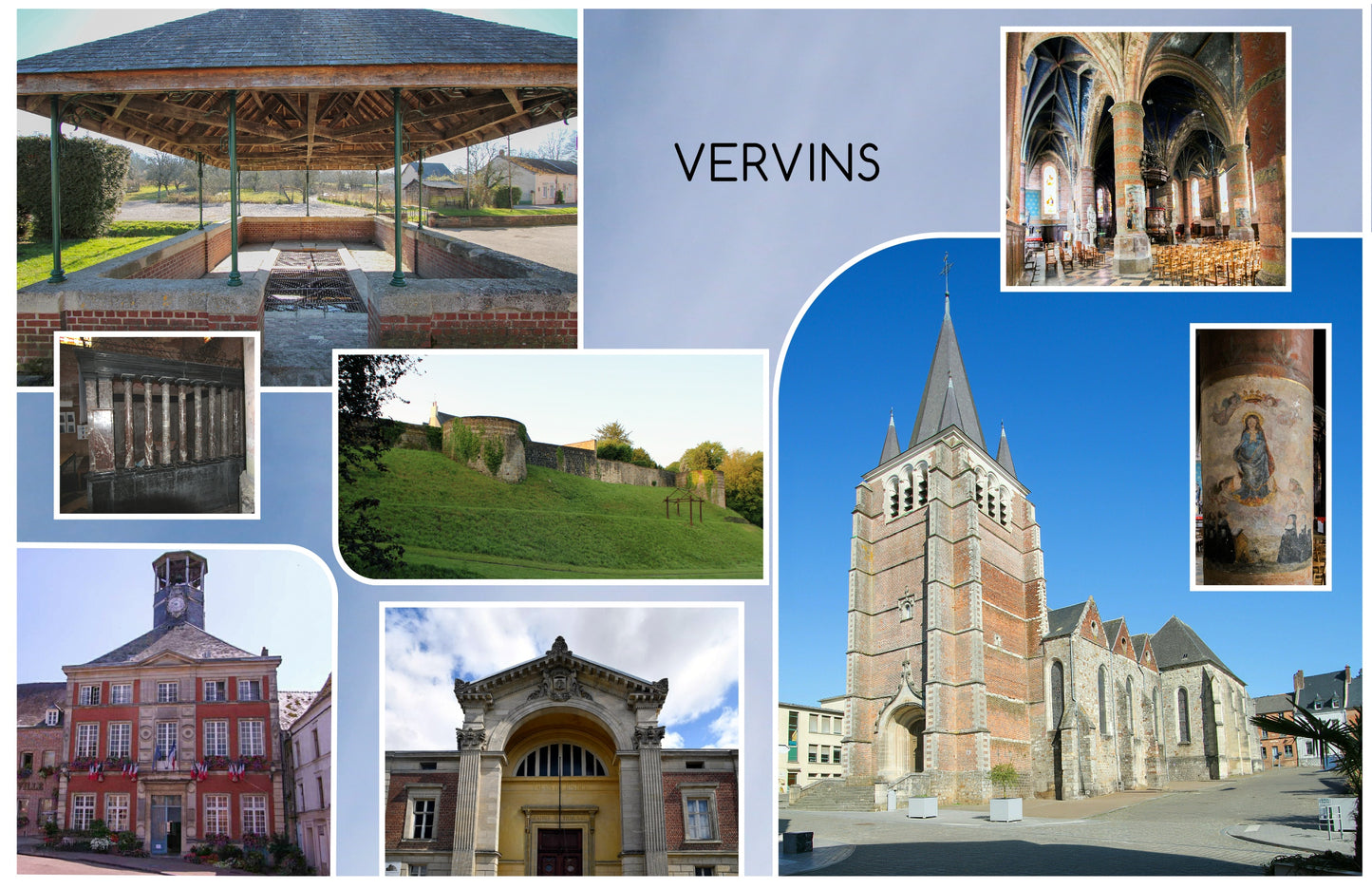 Puzzle Eglises et Lavoirs de Thiérache Secteur Vervins